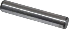 Value Collection - 5/16" Diam x 1-3/4" Pin Length Grade 8 Alloy Steel Standard Dowel Pin - C 50-58 Hardness, 20,000 Lb Breaking Strength, 1 Beveled & 1 Rounded End - Caliber Tooling