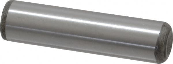 Value Collection - 1/2" Diam x 2" Pin Length Grade 8 Alloy Steel Standard Dowel Pin - C 50-58 Hardness, 51,000 Lb Breaking Strength, 1 Beveled & 1 Rounded End - Caliber Tooling