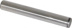 Value Collection - 1/2" Diam x 3-1/2" Pin Length Grade 8 Alloy Steel Standard Dowel Pin - C 50-58 Hardness, 51,000 Lb Breaking Strength, 1 Beveled & 1 Rounded End - Caliber Tooling