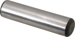 Value Collection - 7/8" Diam x 3-1/2" Pin Length Grade 8 Alloy Steel Standard Dowel Pin - C 50-58 Hardness, 156,000 Lb Breaking Strength, 1 Beveled & 1 Rounded End - Caliber Tooling