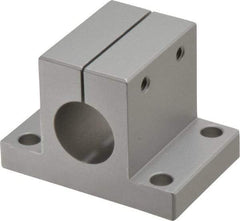 80/20 Inc. - 1-1/2 Inch Wide x 2-1/8 Inch High x 3 Inch Deep Double Horizontal Base - 1.004 Inch Hole x 0.328 Inch Bolt Hole Diameter - Caliber Tooling