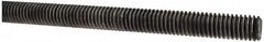 Made in USA - 7/16-14 UNC (Coarse), 3' Long, Low Carbon Steel Threaded Rod - Oil Finish Finish, Right Hand Thread - Caliber Tooling