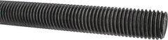 Made in USA - 7/8-9 UNC (Coarse), 3' Long, Low Carbon Steel Threaded Rod - Oil Finish Finish, Right Hand Thread - Caliber Tooling