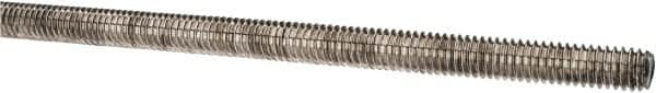 Made in USA - 5/16-18 UNC (Coarse), 3' Long, Stainless Steel Threaded Rod - Right Hand Thread - Caliber Tooling