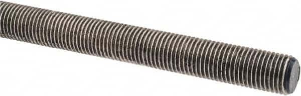 Made in USA - 3/8-24 UNF (Fine), 3' Long, Stainless Steel Threaded Rod - Right Hand Thread - Caliber Tooling