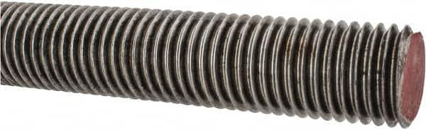 Value Collection - 1-1/8-7 UNC (Coarse), 3' Long, Alloy Steel Threaded Rod - Right Hand Thread - Caliber Tooling