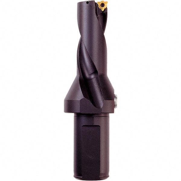 Iscar - 2.32" Max Drill Depth, 2.25xD, 1-1/32" Diam, Indexable Insert Drill - 1-1/4" Shank Diam, Whistle Notch Shank - Caliber Tooling