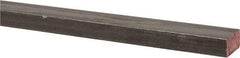 Made in USA - 36" Long x 1/4" High x 1/2" Wide, Mill Key Stock - W-1 (Water Hardening) Tool Steel - Caliber Tooling