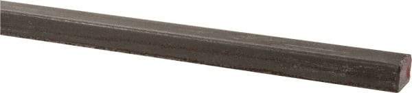 Made in USA - 36" Long x 1/4" High x 1/4" Wide, Key Stock - W-1 (Water Hardening) Tool Steel - Caliber Tooling