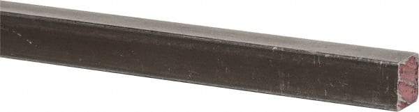 Made in USA - 36" Long x 3/8" High x 3/8" Wide, Key Stock - W-1 (Water Hardening) Tool Steel - Caliber Tooling