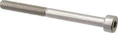 Value Collection - M4x0.70 Metric Coarse Hex Socket Drive, Socket Cap Screw - Grade 18-8 & Austenitic A2 Stainless Steel, Uncoated, Partially Threaded, 45mm Length Under Head - Caliber Tooling