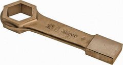 Ampco - 2-3/16" 6 Point Striking Box Wrench - Single End, 11-1/2" OAL, Aluminum Bronze - Caliber Tooling