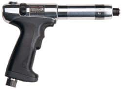 Ingersoll-Rand - 1/4" Bit Holder, 500 RPM, Pistol Grip Handle Air Screwdriver - 2.7 to 47.8 Ft/Lb Torque, 16 CFM - Caliber Tooling