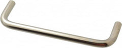 Amatom Electronic Hardware - 4-7/8" Long x 1-1/2" High, Round Handle - Nickel Plated, Brass, 4-9/16" Center to Center - Caliber Tooling