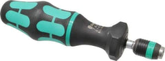 Wera - 1 Piece, 1.2 to 3 N/m, Adjustable Torque Limiting Screwdriver - 6" OAL, 1/4" Drive, 0.1" Graduation - Caliber Tooling