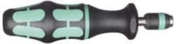 Wera - 1 Piece, 2-1/2 to 11-1/2 In/Lb, Preset Torque Limiting Screwdriver - 1/4" Drive - Caliber Tooling