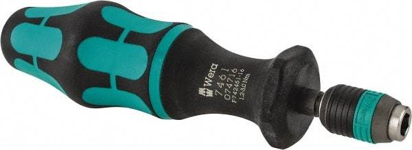 Wera - 1 Piece, 1.2 to 3 N/m, Preset Torque Limiting Screwdriver - 1/4" Drive - Caliber Tooling