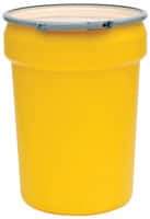 Eagle - 30 Gallon Capacity, Metal Lever Lock, Yellow Lab Pack - 5 Gallon Container, Polyethylene, 396 Lb. Capacity, UN 1H2/X120/S; UN 1H2/Y180/S Listing - Caliber Tooling