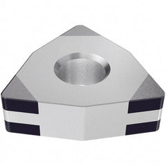 Iscar - WNGA432 TMC Grade IB55 CBN Turning Insert - Uncoated, 80° Trigon, 1/2" Inscr Circle, 3/16" Thick, 1/32" Corner Radius - Caliber Tooling