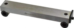 TESA Brown & Sharpe - 5-3/4 Inch Long x 1 Inch Wide x 0.0003 Inch Center to Center Accuracy, 0.0002 Inch Parallelism, 5 Inch Between Rolls, Sine Bar - Includes Back Plate - Caliber Tooling