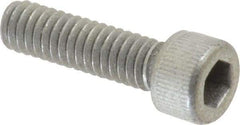 Value Collection - #8-32 UNC Hex Socket Drive, Socket Cap Screw - Alloy Steel, Zinc-Plated Finish, Fully Threaded, 5/8" Length Under Head - Caliber Tooling