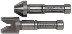 Mitutoyo - Micrometer Anvil - Use with 326126 Series Screw Thread Micrometers - Caliber Tooling