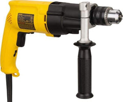 DeWALT - 120 Volt 1/2" Keyed Chuck Electric Hammer Drill - 0 to 19,000 & 0 to 46,000 BPM, 0 to 1,100 & 0 to 2,700 RPM, Reversible - Caliber Tooling