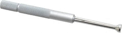 Mitutoyo - 0.3 to 0.4 Inch Measurement, Small Hole Gage - 4 Inch Overall Length, Half Ball - Caliber Tooling