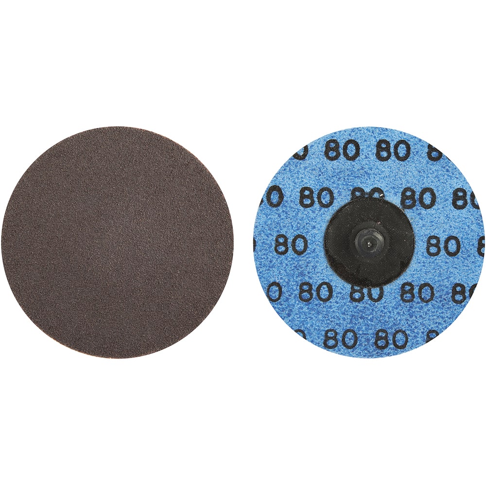 Norton - 3" 80 Grit Aluminum Oxide Quick Change Disc - Caliber Tooling