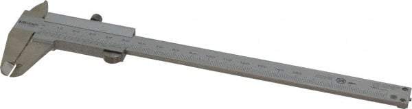 Mitutoyo - 0 to 150mm Stainless Steel Vernier Caliper - 0.05mm Graduation, 40mm Jaw Depth, 0.05mm Accuracy - Caliber Tooling