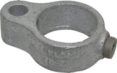 Kee - 1-1/4" Pipe, Malleable Iron Gate Hinge Fitting - Galvanized Finish - Caliber Tooling