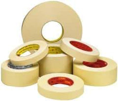 3M - 4" Wide x 60 Yd Long Black Crepe Paper Masking Tape - Series 226, 10.6 mil Thick, 34 In/Lb Tensile Strength - Caliber Tooling