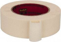 3M - 1-1/2" Wide x 60 Yd Long Tan Paper Masking Tape - Series 213, 6 mil Thick, 27 In/Lb Tensile Strength - Caliber Tooling