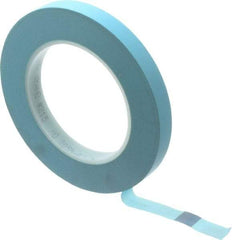 3M - 1/2" Wide x 60 Yd Long Blue Polypropylene Film Masking Tape - Series 215, 4.8 mil Thick, 15 In/Lb Tensile Strength - Caliber Tooling