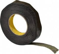 3M - 1" Wide x 60 Yd Long Black Crepe Paper Masking Tape - Series 226, 10.6 mil Thick, 34 In/Lb Tensile Strength - Caliber Tooling