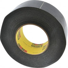 3M - 2" Wide x 60 Yd Long Black Crepe Paper Masking Tape - Series 226, 10.6 mil Thick, 34 In/Lb Tensile Strength - Caliber Tooling