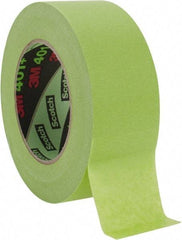 3M - 2" Wide x 60 Yd Long Green Paper Masking Tape - Series 401+/233+, 6.7 mil Thick, 25 In/Lb Tensile Strength - Caliber Tooling