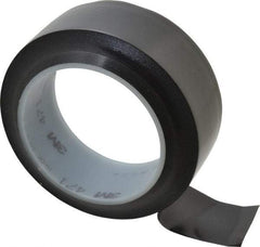 3M - Black Solid Color Vinyl Tape - 1-1/2" Wide x 108' Long x 5.2 mil Thick, General Traffic - Caliber Tooling