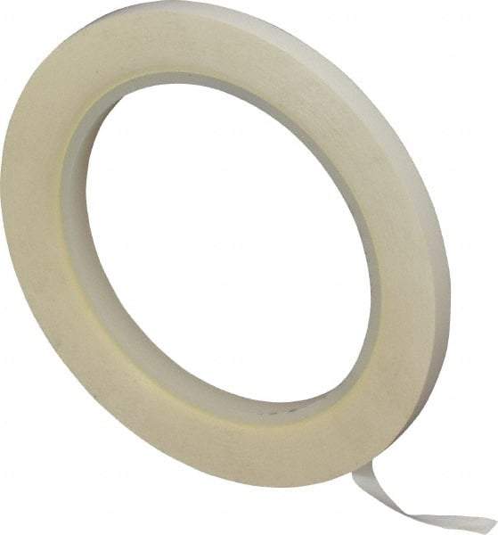 3M - White Solid Color Vinyl Tape - 1/4" Wide x 108' Long x 5.2 mil Thick, General Traffic - Caliber Tooling