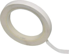 3M - White Solid Color Vinyl Tape - 1/2" Wide x 108' Long x 5.2 mil Thick, General Traffic - Caliber Tooling