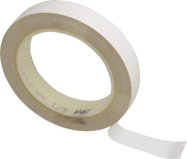 3M - White Solid Color Vinyl Tape - 3/4" Wide x 108' Long x 5.2 mil Thick, General Traffic - Caliber Tooling