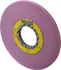 Tru-Maxx - 10" Diam x 3" Hole x 1/2" Thick, K Hardness, 80 Grit Surface Grinding Wheel - Aluminum Oxide, Type 1, Medium Grade, 3,250 Max RPM, Vitrified Bond, No Recess - Caliber Tooling