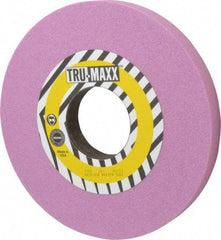 Tru-Maxx - 10" Diam x 3" Hole x 1" Thick, I Hardness, 46 Grit Surface Grinding Wheel - Aluminum Oxide, Type 1, Coarse Grade, 2,483 Max RPM, Vitrified Bond, No Recess - Caliber Tooling