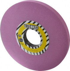 Tru-Maxx - 12" Diam x 3" Hole x 1" Thick, J Hardness, 60 Grit Surface Grinding Wheel - Aluminum Oxide, Type 1, Medium Grade, 2,069 Max RPM, Vitrified Bond, No Recess - Caliber Tooling