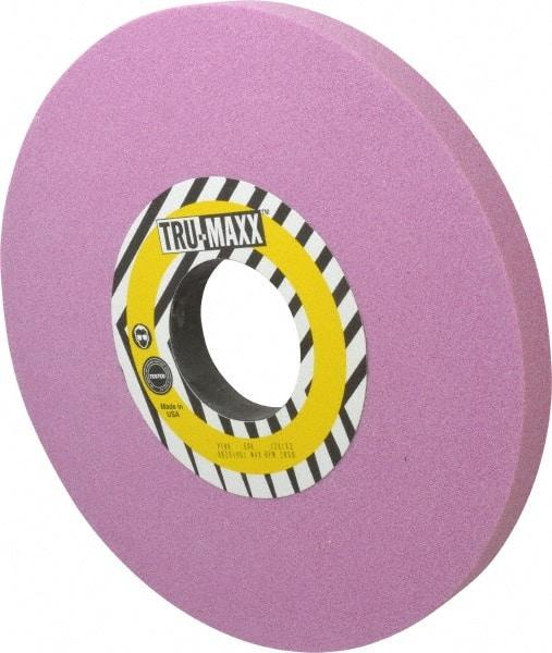 Tru-Maxx - 12" Diam x 3" Hole x 1" Thick, K Hardness, 60 Grit Surface Grinding Wheel - Aluminum Oxide, Type 1, Medium Grade, 2,069 Max RPM, Vitrified Bond, No Recess - Caliber Tooling