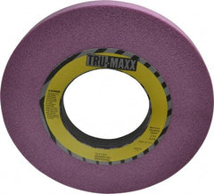 Tru-Maxx - 12" Diam x 5" Hole x 1" Thick, I Hardness, 46 Grit Surface Grinding Wheel - Aluminum Oxide, Type 1, Coarse Grade, 2,705 Max RPM, Vitrified Bond, No Recess - Caliber Tooling