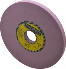 Tru-Maxx - 7" Diam x 1-1/4" Hole x 1/2" Thick, J Hardness, 80 Grit Surface Grinding Wheel - Aluminum Oxide, Type 1, Medium Grade, 3,600 Max RPM, Vitrified Bond, No Recess - Caliber Tooling