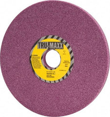 Tru-Maxx - 8" Diam x 1-1/4" Hole x 1/2" Thick, J Hardness, 46 Grit Surface Grinding Wheel - Aluminum Oxide, Type 1, Coarse Grade, 3,600 Max RPM, Vitrified Bond, No Recess - Caliber Tooling