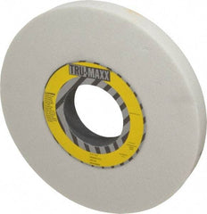 Tru-Maxx - 10" Diam x 3" Hole x 1" Thick, H Hardness, 46 Grit Surface Grinding Wheel - Aluminum Oxide, Type 1, Coarse Grade, 2,480 Max RPM, Vitrified Bond, No Recess - Caliber Tooling