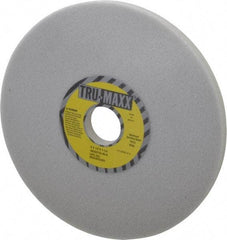 Tru-Maxx - 8" Diam x 1-1/4" Hole x 1/2" Thick, K Hardness, 46 Grit Surface Grinding Wheel - Aluminum Oxide, Type 1, Coarse Grade, 3,600 Max RPM, Vitrified Bond, No Recess - Caliber Tooling